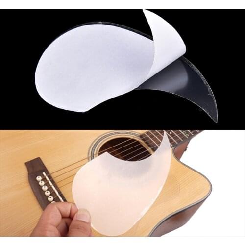 Self-adhesive Pick Guard PVC Protects Your Classical Guitar Surface Transparent Acoustic Guitar Pickguard Droplets Shell