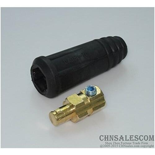 CHNsalescom 315A-400A Welding cable rapid connector Plug 50-70mm2