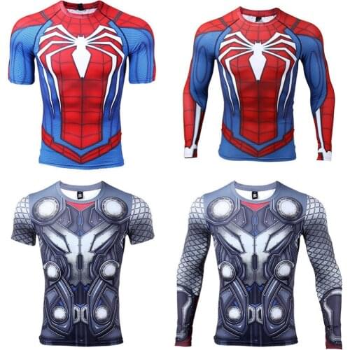 Top Sales Cosplay Anime character Casual T shirt Tee Cosplay Anime character Thor Cosplay Style Clothing Compress Shirts S-4XL