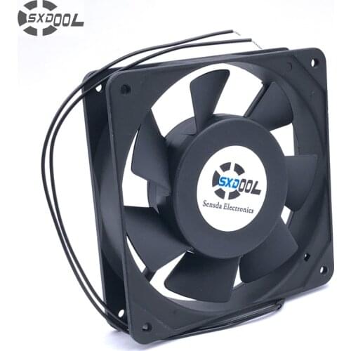 Fan cooler 120 mm SXDOOL SJ1225HA2 12cm 12025 1225 AC 220V 240V 50/60Hz 0.1A Case server inverter cooling fan