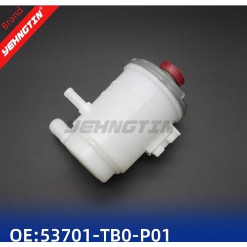 OEM 53701-TB0-P01 53701TB0P01 High Quality Steering Pump Oil Tank Fluid Reservoir Oil Tank Bottle For Honda Acura TSX TL