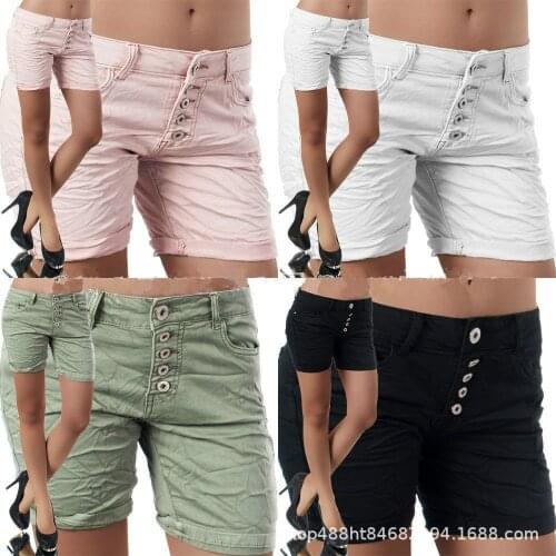 Womens new multi-color multi-code sexy solid color ladies pants