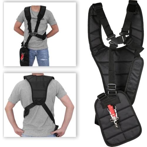 1 pcs 28 * 12 * 4 cm Adjustable Compatible Padded Trimmer Shoulder Harness Strap Protection Panel Garden Brush Cutter Strimmer