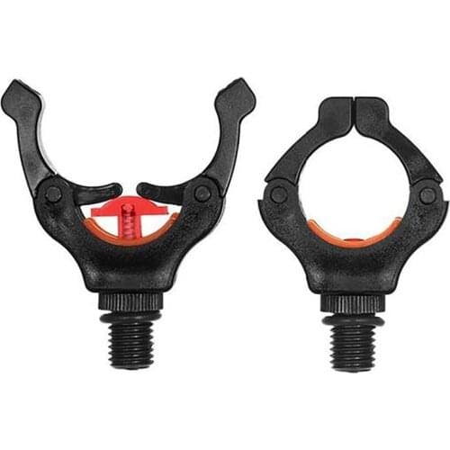 2Pcs Carp Fishing Rod Rest Head Gripper for Rod Pod Holder with Magic Magnet Clips Keep Fishing Rod