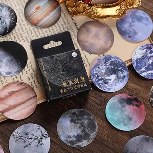 46Pcs/Box Vintage Gallery Fragment Series Mini Paper Sticker Package DIY Diary Decoration Sticker Album Scrapbooking