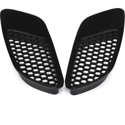 ABS Plastic For Real M3 Model 2PCS Car Front Air Scoop Bonnet Vent Hood Vent Louvers Fit For BMW E90 E91 E92 E93 M3