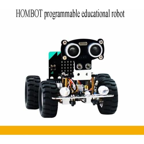 Hambot Obstacle Avoidance Tracking Car Intelligent Programming Robot Micro: BIT Graphical Programming Python