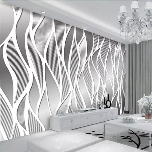 Beibehang Custom wallpaper 3d European murals metal gray dream flower background wall living room bedroom wallpaper papier peint