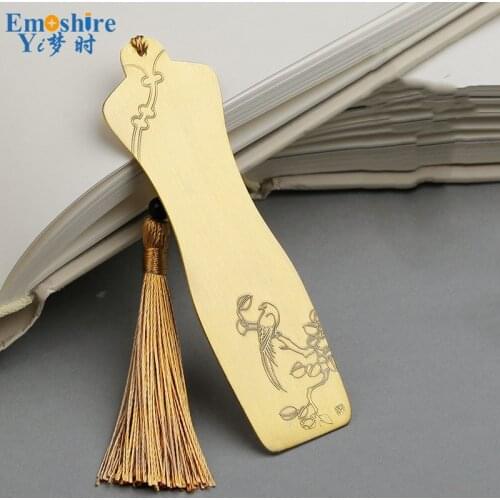 Brand Vintage Metal Bookmarks Alloy Document Book Mark Label DIY Gift Decorations Office School Stationery Art Gifts M116