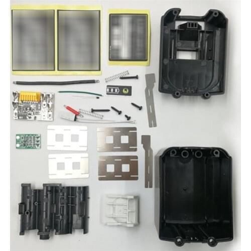 Battery Case PCB Circuit Board Kit with LED Battery Label for Makita 14.4V Lithium Batteries BL1490 Parts
