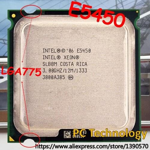 Intel Xeon CPU E5450 3.00GHz 12M 1333 Quad-Core LGA775 Free shipping close to Q9650 Works on LGA775 mainboard no need adapter