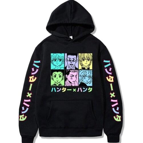 Japanese Anime Hunter X Hunter Killua Hoodie Men Women Unisex Hoodies Fashion Designer Streetwear Hoodie