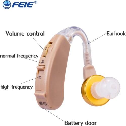 Ear Hearing Aid Kit Adjustable Behind the Ear Aid Voice Amplifier hearing aids for deafness Sound Enhancer S-168 dropshipping