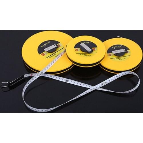 NEW 10 meters 20 meters 50 meters 100 meters fiber tape tape measure hand tape measure cloth ruler