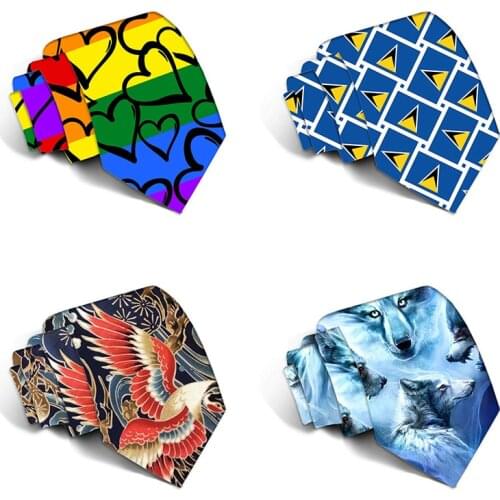 New Design Funny Neckties For men Cartoon Novelty Fashion Ties Fruit Printed Neck ties Wedding Gift Party Accessories 5LD44