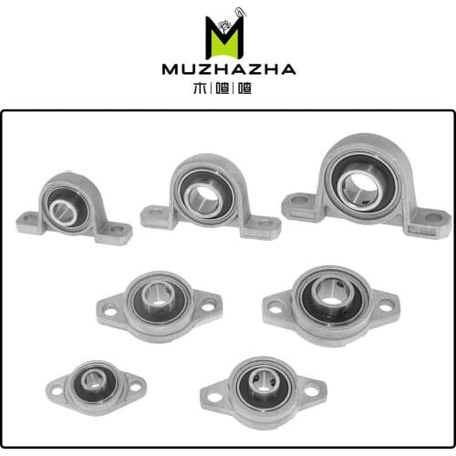 KP08 KFL08 T8 Lead Screw Support Diameter 8mm Zinc Alloy Bore Ball Bearing Pillow Block Mounted For T8 Lead Screw Shaft Collar