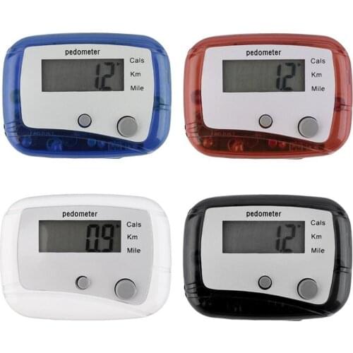 Portable Multi-functional Walking Distance Fitness Calorie Exercise LCD Display Digital Pedometer Steps Accurate Calorie Counter
