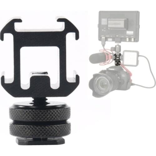 1-10pcs 3 Cold Shoe On-Camera Mount Adapter Extend Port for Canon Nikon Sony DSLR Camera for Microphone Monitor LED Video Light