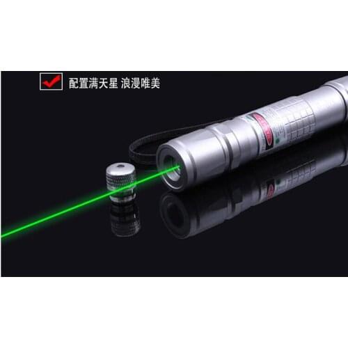 High power Military Green laser pointer 500w 500000m 532nm Flashlight Light Burning match Burn cigarettes Lazer Hunting