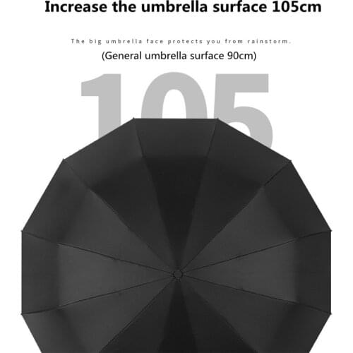 For Porsche Umbrella Original High-end 12-Bone Black Glue Sunscreen 4S Shop Dedicated Fully Automatic Folding Umbrella