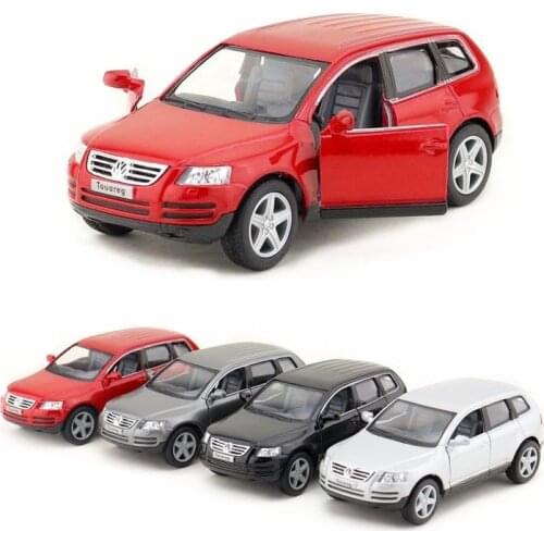 1:36 Scale Licensed Diecast Alloy Metal Luxury SUV Collection Car Model ForVolks Wagen Touareg Pull Back Toys Vehicle