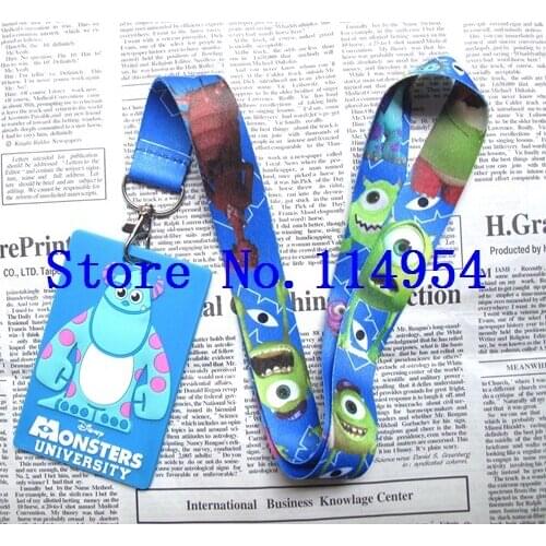 1 pcs Wholesale cute eye Neck Strap Card Bus ID Holders Identity Badge Lanyard T-24