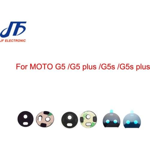 10pcs New Rear Camera Glass Lens For Motorola For Moto G5 G5s plus Back Camera Real Glass Lens Repair Parts