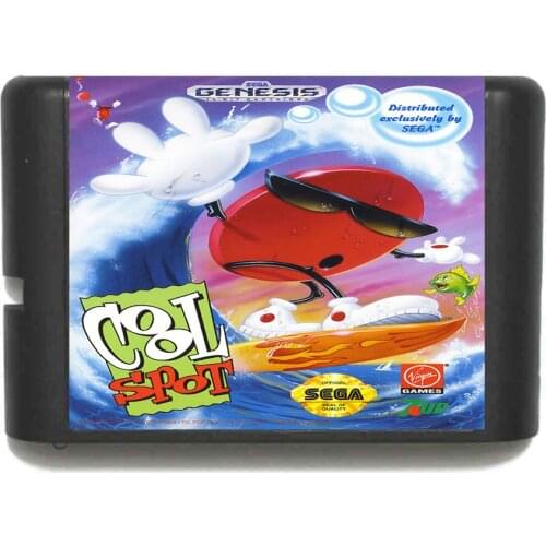 Cool Spot NTSC-USA 16 bit MD Game Card For Sega Mega Drive For Genesis