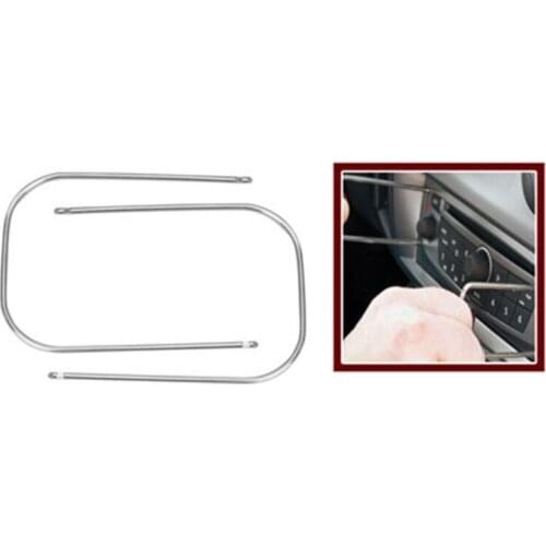 2Pcs Car Stereo Radio Removal Keys Changer Disassembly Tool For Citroen Peugeot