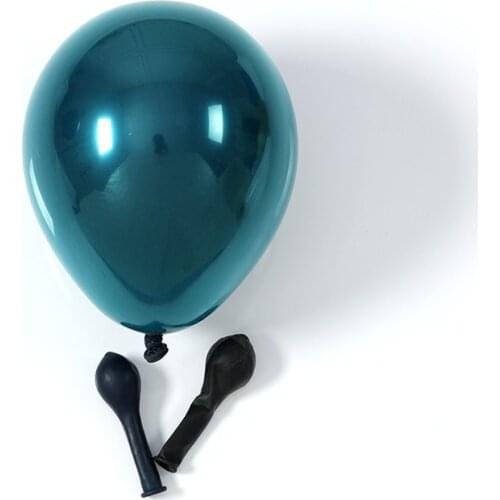 20pcs 5inch Double Layer Teal Balloon Small Size Globos For Wedding Birthday Party Decorations Kids Supplies Baby Shower