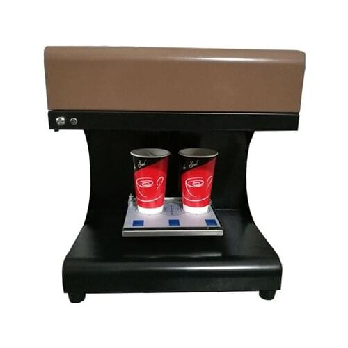 3D inkjet 4 cups Coffee latte Printer with 8" inch Tablet PC