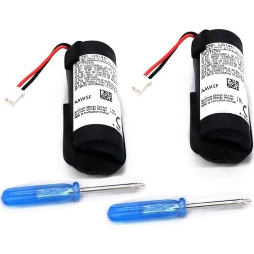 2pcs LIS1441Li-Ion Battery for Sony PS3 Rechargeable Battery 1380mAh for PlayStation PS4 Move Motion Controller Right Hand
