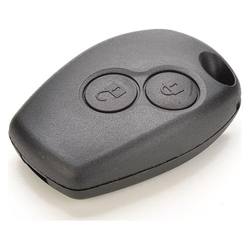 Audew 2 Buttons Remote Car Key Shell for Renault No Chip Uncut Blade Car Key Case Flip Fob Car Cover