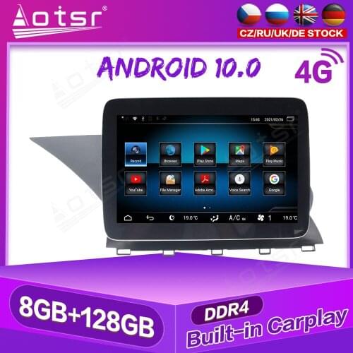 Android Car GPS Navigation Touch Screen For Mercedes-Benz GLK 280 GLK350 X204 NTG Multimedia Player Stereo Radio 4G LTE Carplay