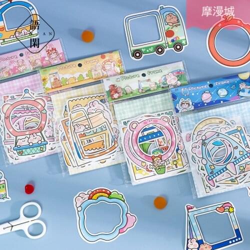 BULA 25pcs Kawaii Stationery Stickers Happy and sweet Diary Planner Decorative Mobile Sticker Scrapbooking DIY Craft Sticker