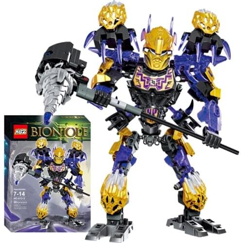 BIONICLE Onua Terak Action Figures Building Block Toy For Kid Christmas Boy Gift Compatible Major Brand 71309+71304 217pcs/Set