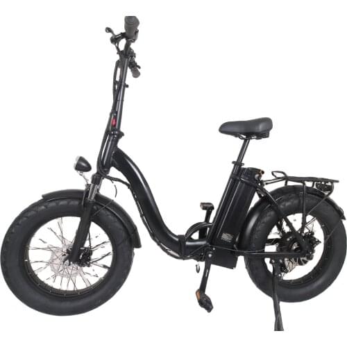Eu Warehouse 750W 48V Electric Bicycle Foldable Womens Ebike Electric Fat Bike With 20 Inch Fat Tires Electric Bike City Bike