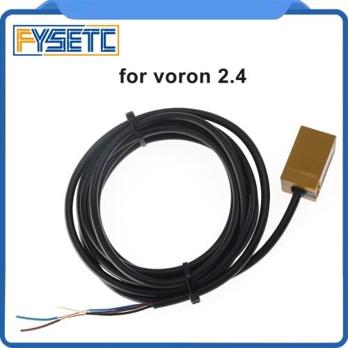 FYSETC Voron 2.2/2.4 3d Printer Inductive Approach Proximity Sensor PL-08N inductive Probe Solded 2.1 Meters Long Cable V2.4