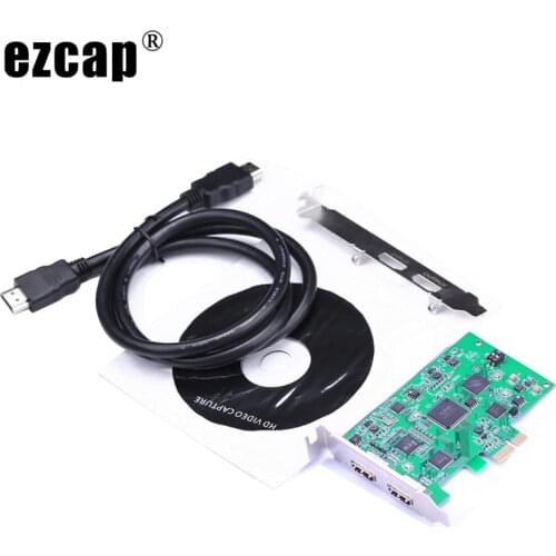 4K HDMI PCIE Video Capture Card HD PCI-E Video Recording Pass Through 1080p 60 Game Meeting Live Broadcast Streaming HDMI Cable