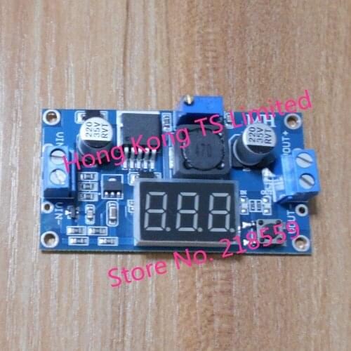 LM2596 DC-DC Adjustable Buck Module with Digital Voltage Meter Display LM2596S Regulated Power Module