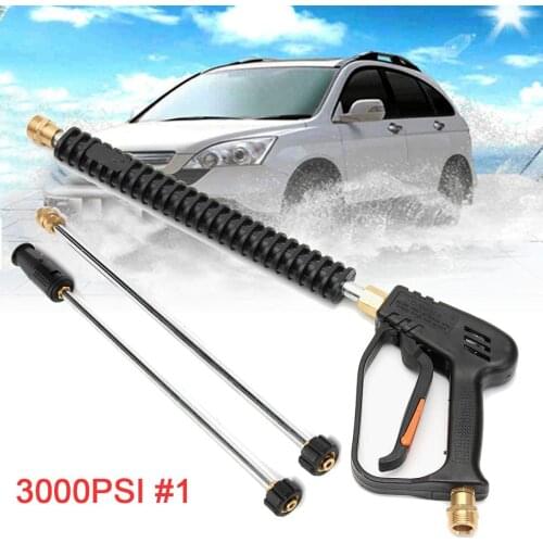 3000psi High Pressure Water Guns Metal Water Guns High Pressure Power Car Washer Spray Car Washing Tools Garden Water Jet