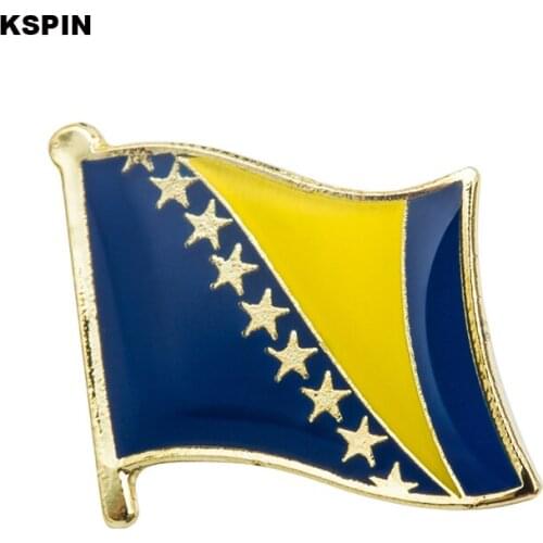 Bosnia Rozet Metal Chapas Metalicas Pins Icon Backpack Brooch for Women/Men 1pcs KS-0036