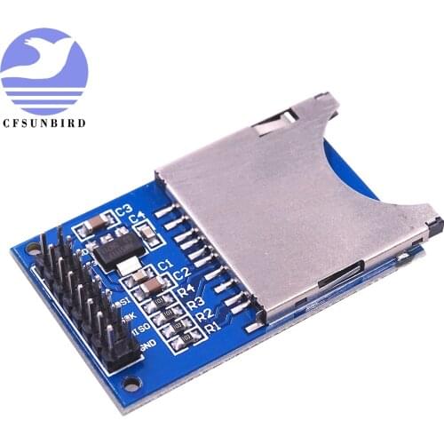 Reading and writing module SD Card Module Slot Socket Reader For ARM MCU