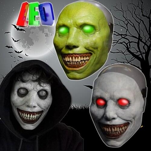 New Halloween Masquerade Horror Latex Mask Cosplay Exorcist Face Dress Up Supplies Demon Mask