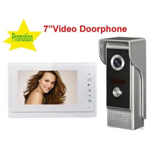 XINSILU 2017 New Arrival Home security intercom system 4-wired night vision 7inch high resolution video door phone for villa 1V1