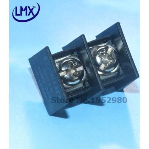 20 Pcs /Lot 9.5MM PITCH BARRIER TERMINAL BLOCKS CONNECTOR 2/3/4/5/6/7/8/9P KF48C-9.5 STRAIGHT PIN BLACK RoHS