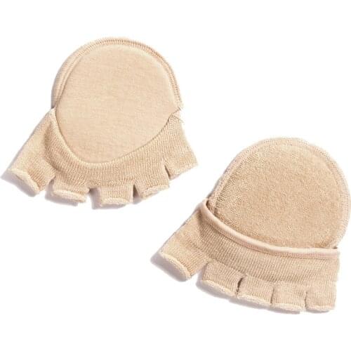 2020 Five - Finger Socks Invisible Cotton Thick Bottom Shockproof Half - Length Female Socks In Summer Cotton Exposed Toes