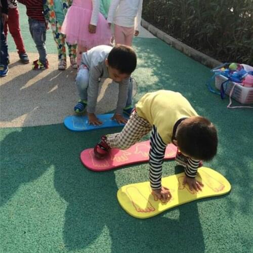 4Pcs/Set Baby Hands Feet Training Game Children Sport Play Mat Baby Jump Crawling Activity EVA Foam Mat Indoor Outdoor Play Game