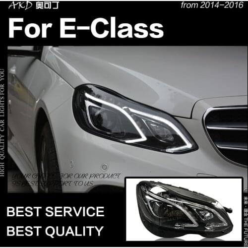 Car Styling Head Lamp for W211 Headlights 2009-2016 W212 E200 E300 E260 LED Headlight LED DRL Hid Bi Xenon Auto Accessories