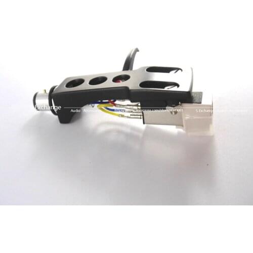 Combom! Magnetic Cartridge Stylus With Turntable Headshell 4 Pin Contacts For Phonograph Turntable Gramophone LP Vinyl Needle